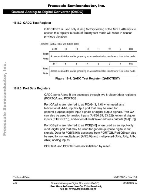 MMC2107 - Freescale Semiconductor