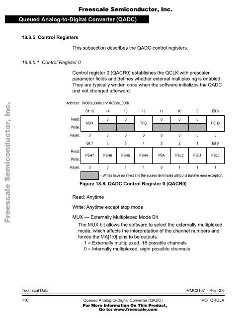 MMC2107 - Freescale Semiconductor