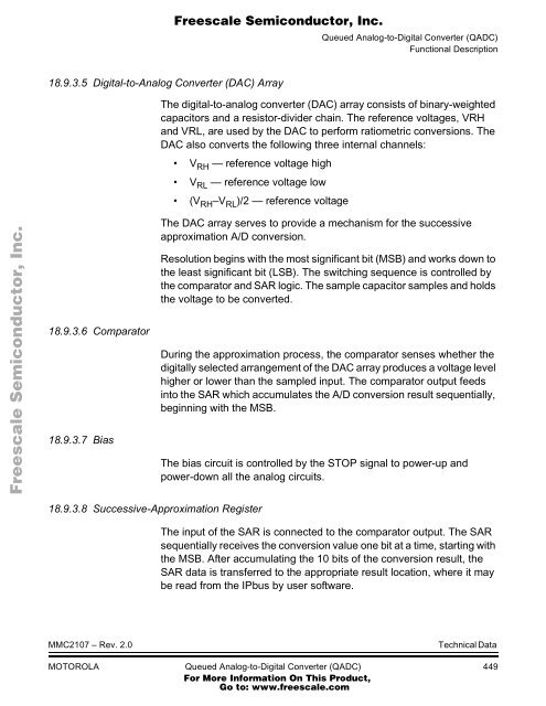 MMC2107 - Freescale Semiconductor