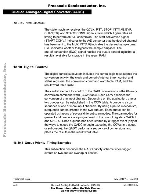 MMC2107 - Freescale Semiconductor