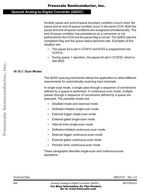 MMC2107 - Freescale Semiconductor