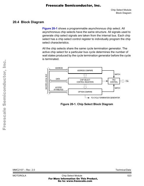 MMC2107 - Freescale Semiconductor