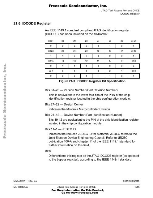 MMC2107 - Freescale Semiconductor