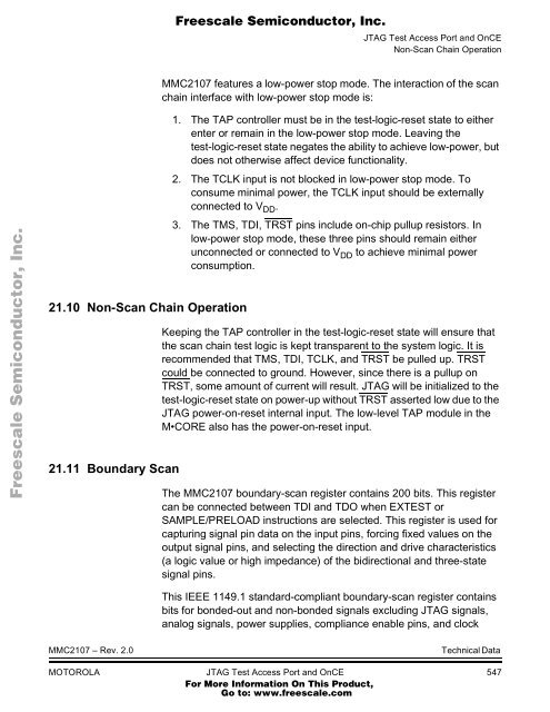 MMC2107 - Freescale Semiconductor