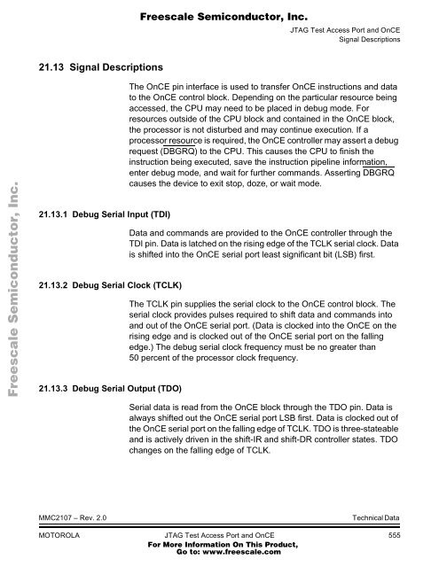 MMC2107 - Freescale Semiconductor