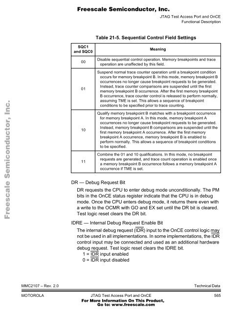 MMC2107 - Freescale Semiconductor