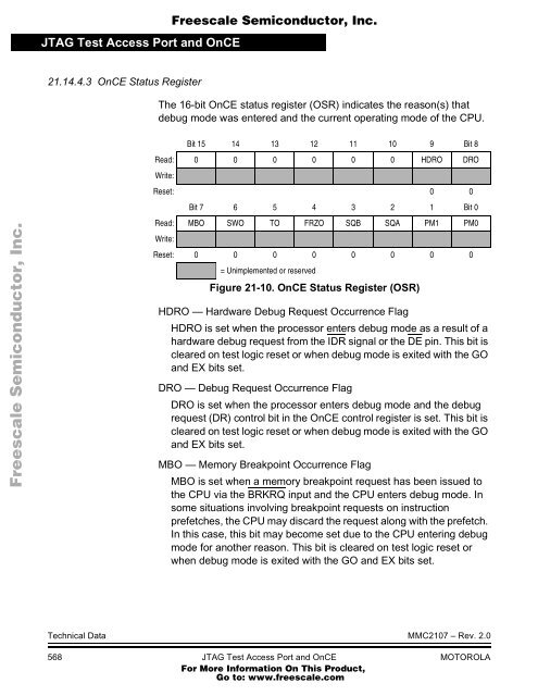 MMC2107 - Freescale Semiconductor