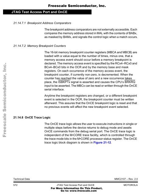 MMC2107 - Freescale Semiconductor