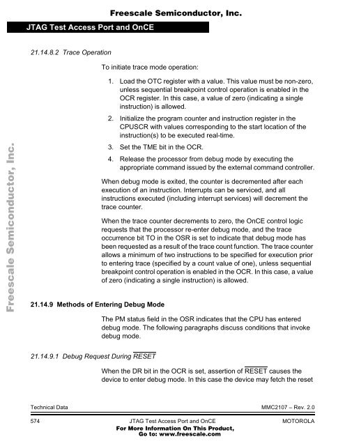 MMC2107 - Freescale Semiconductor