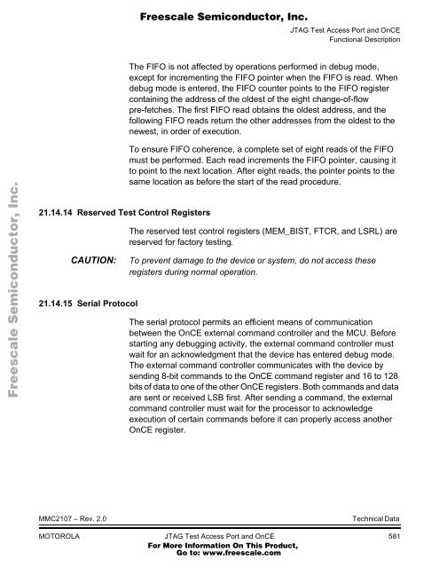 MMC2107 - Freescale Semiconductor