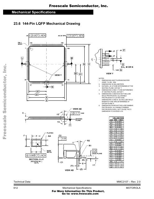 MMC2107 - Freescale Semiconductor