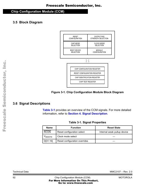 MMC2107 - Freescale Semiconductor