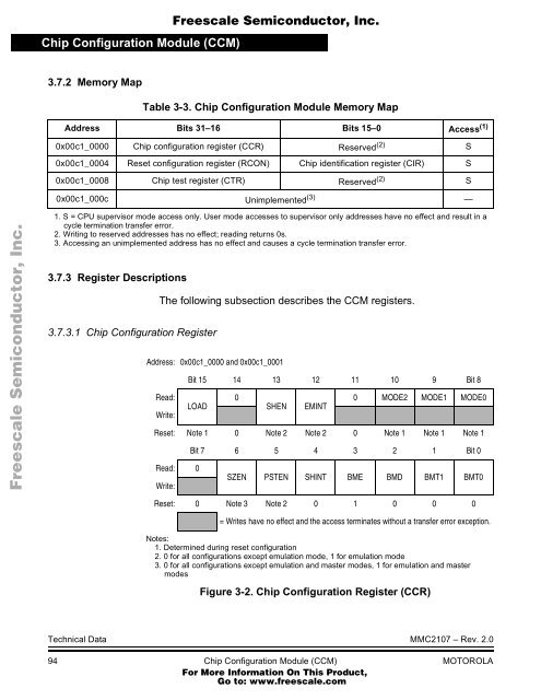 MMC2107 - Freescale Semiconductor