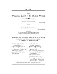 Vernon Hugh Bowman v. Monsanto Company, et al. - NYIPLA