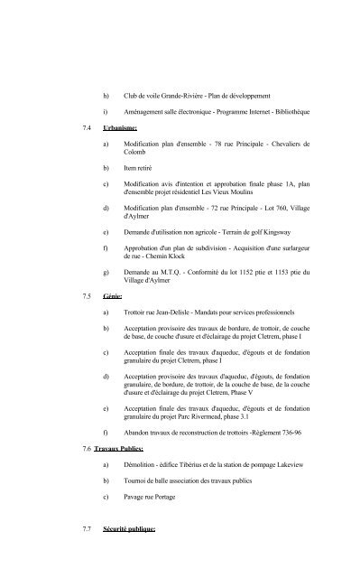 ASSEMBLÉE RÉGULIÈRE DU CONSEIL MARDI ... - Ville de Gatineau