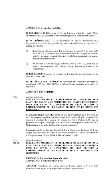 ASSEMBLÉE RÉGULIÈRE DU CONSEIL MARDI ... - Ville de Gatineau