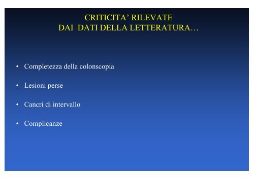 formazione e audit clinico per la gastroenterologia - Data