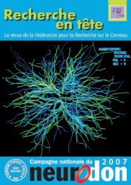 mpagne ation. - FÃ©dÃ©ration pour la Recherche sur le Cerveau