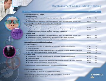 Reimbursement Codes â Motility Testing - Sandhill Scientific