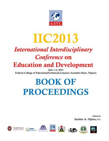 International Interdisciplinary Conference on Education and ...