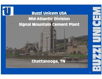 Presentation on Buzzi-Unicem Plant Tour