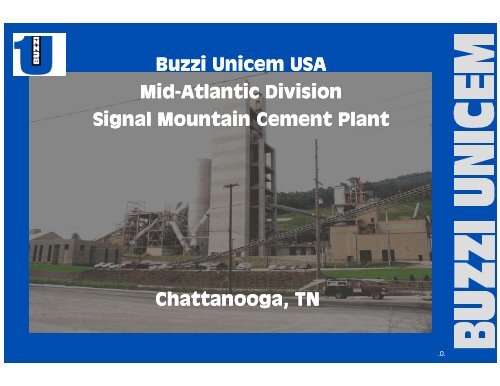 Presentation on Buzzi-Unicem Plant Tour