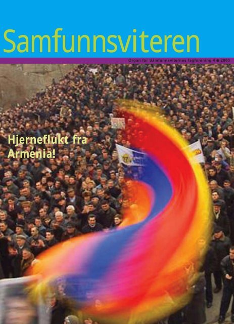 Samfunnsviteren 4/2003 - Samfunnsviterne