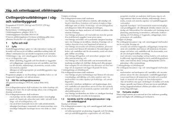 Civilingenjörsutbildningen i väg- och vattenbyggnad - Student LTH ...