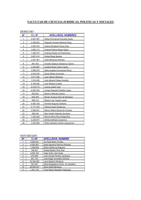 Lista de graduados en Word ultima