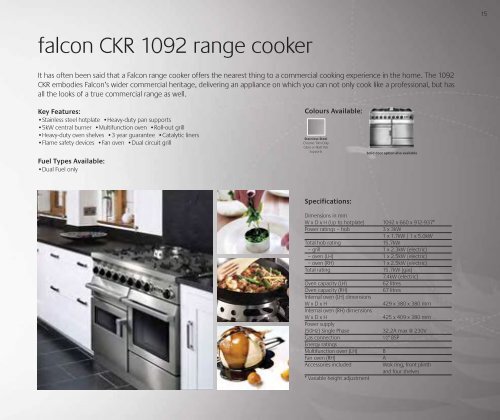 Falcon - Rangecookers.co.uk