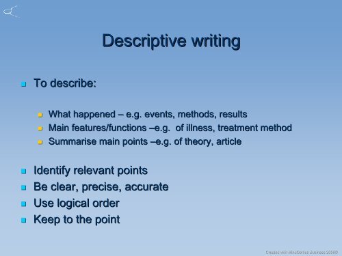 Essay writing - Style and clarity - presentation - My.Anglia Homepage