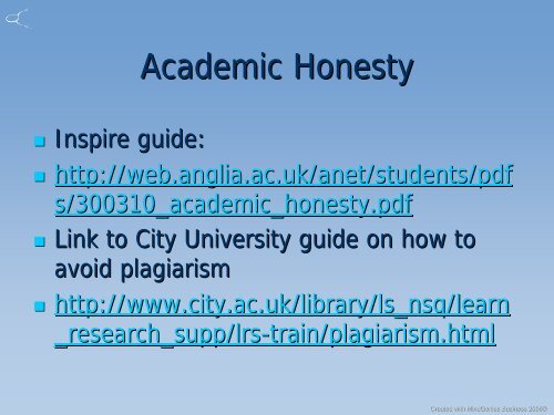 Essay writing - Style and clarity - presentation - My.Anglia Homepage