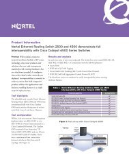 Nortel Ethernet Routing Switch 2500 and 4500 ... - Ash Telecom