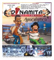 JUNIO, 2012 Ed. 23 Titulares - Dinamita Magazine