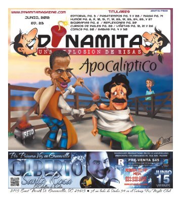 JUNIO, 2012 Ed. 23 Titulares - Dinamita Magazine