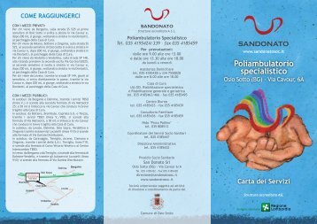 Poliambulatorio specialistico - Sandonatosoc.it