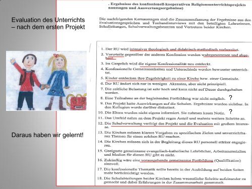 Konfessionelle Kooperation in der Lehrerfortbildung und im ...