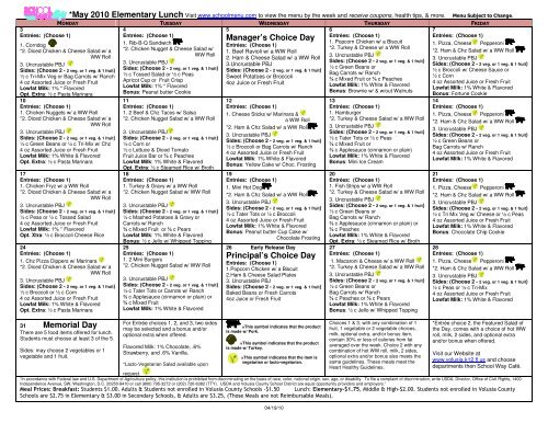 May/June - Tomoka Elementary PTA