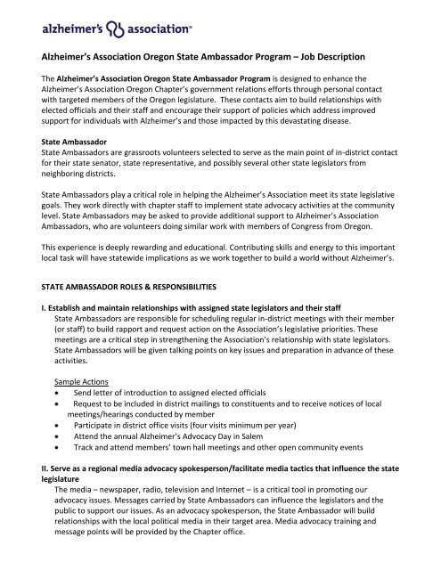 Advocacy Letter Template