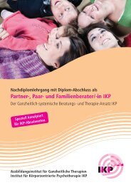 Partner-, Paar- und Familienberater/-in IKP - IKP Institut