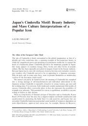 Japan's Cinderella Motif: Beauty Industry and Mass Culture ...