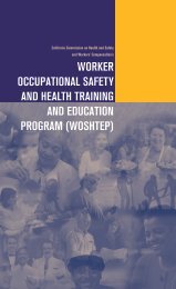 WORKER OCCUPATIONAL SAFETY AND HEALTH ... - UCLA LOSH