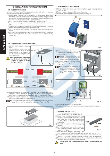 falcon automated system - Faac