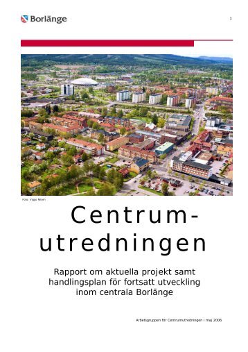 Centrum- utredningen - BorlÃ¤nge kommun