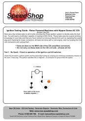 Rotax Ignition Testing - Peak Riders