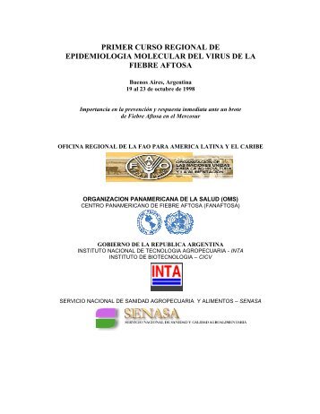 primer curso regional de epidemiologia molecular del virus de la ...