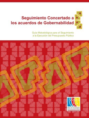 Seguimiento Concertado a los acuerdos de Gobernabilidad