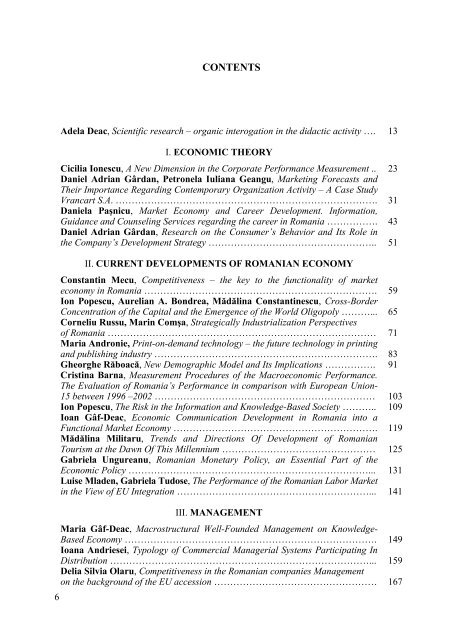 Revista Anale - Seria Economie nr.4 - Universitatea Spiru Haret