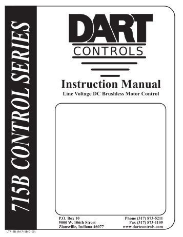 715BDC MANUAL 01-97 - Dart Controls