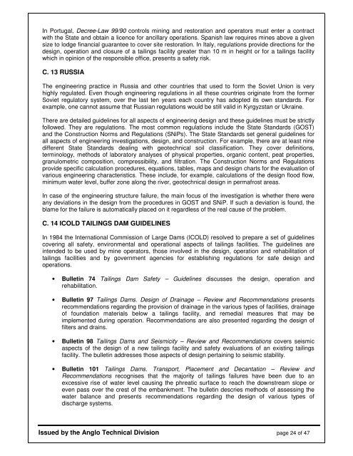 SAFETY, HEALTH & ENVIRONMENT BULLETIN - MIRMgate